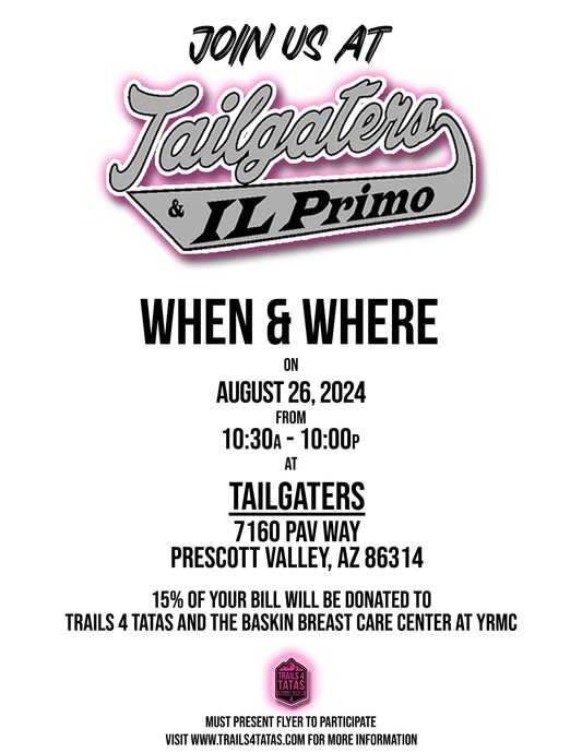 T4T Fundraiser at Tailgaters
