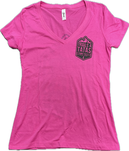 T4T Pink V-Neck