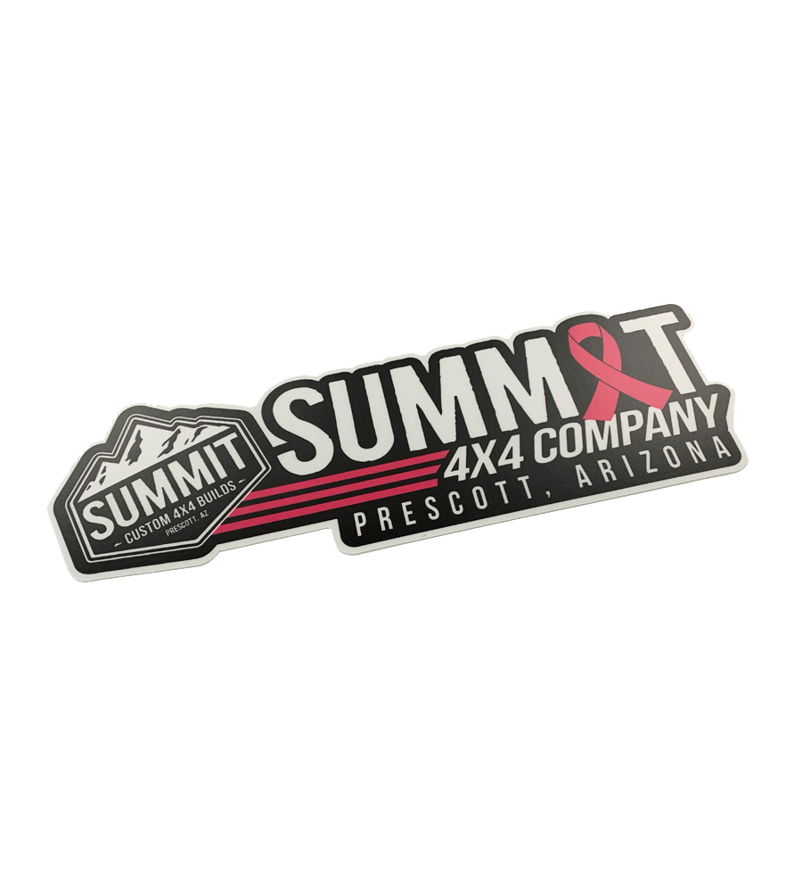 T4T Summit 4x4 Company Sticker